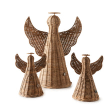 Lade das Bild in den Galerie-Viewer, Weihnachtsengel Rustic Rattan Best Christmas Angel