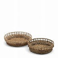 Lade das Bild in den Galerie-Viewer, Körbe Rustic Rattan Korb Square Weave Set - Rivièra Maison