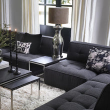 Lade das Bild in den Galerie-Viewer, Faux Fur Pillow Cover black 50x50