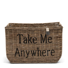Lade das Bild in den Galerie-Viewer, Rustic Rattan Bicycle Basket Take Me Anywhere