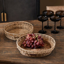 Lade das Bild in den Galerie-Viewer, Körbe Rustic Rattan Korb Square Weave Set - Rivièra Maison
