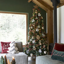 Lade das Bild in den Galerie-Viewer, Rustic Rattan Star Tree Topper - Christbaumspitze
