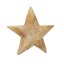 Lade das Bild in den Galerie-Viewer, Holz-Stern Pappel Natur 30 cm WMG
